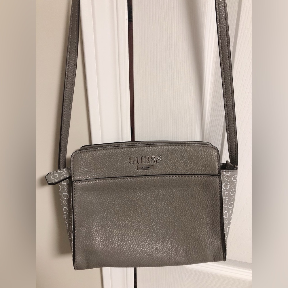 GUESS Grey crossbody purse